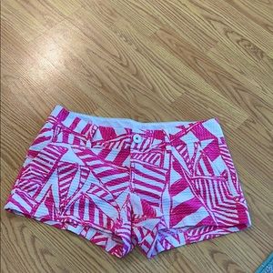 Lilly Pulitzer Walsh shorts pink Capri size 4